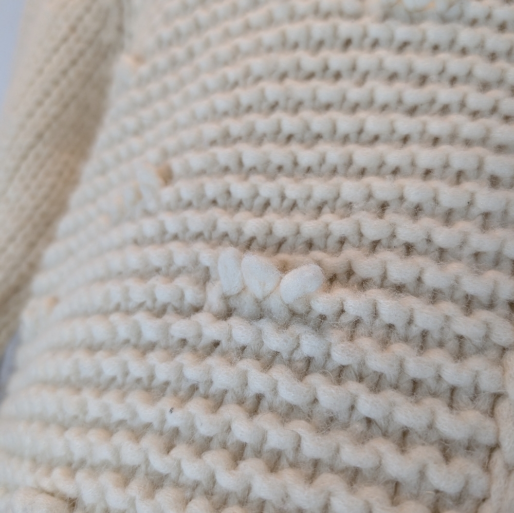 Simone Rocha Cream Sweater with Textured Design Size S In EUC - Picture 13 of 15